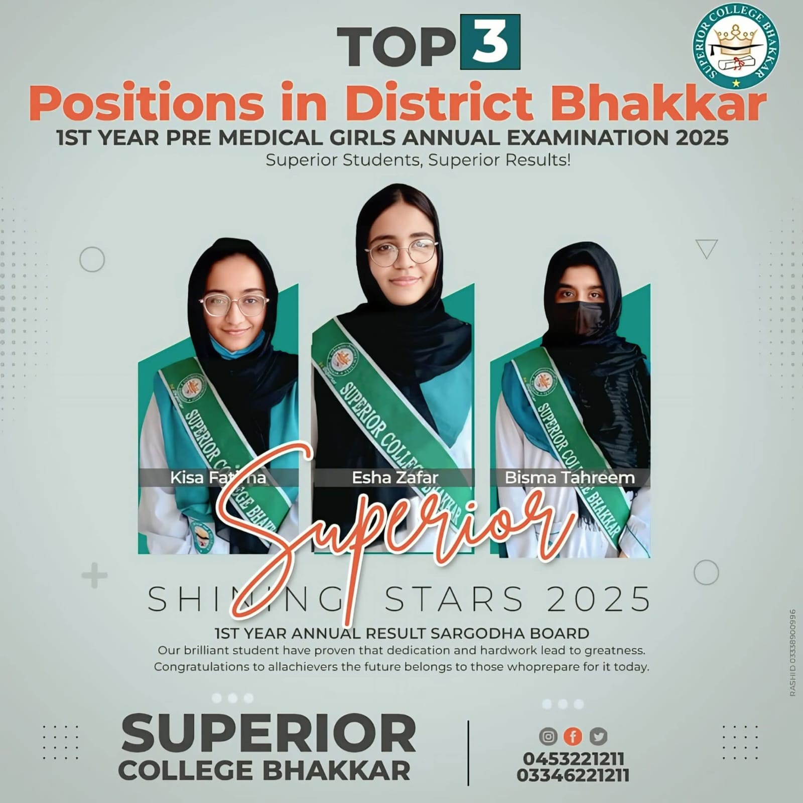Top 3 Positions